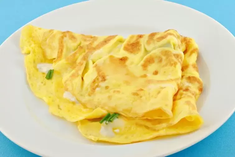 No-Carb Diet Cheese Omelet