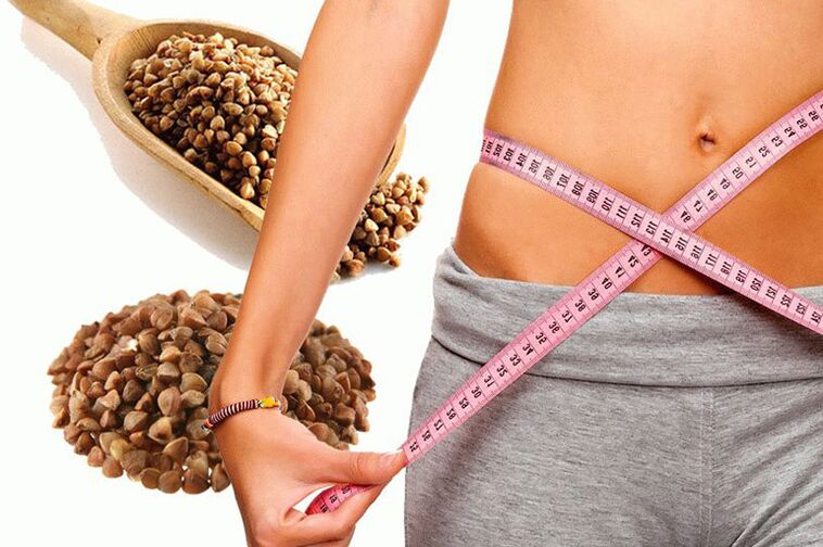 Effective weight loss of buckwheat